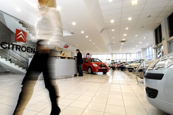 Citroën showroom