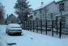 Saab 900 in de sneeuw (foto: Job Campfens)
