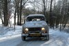 Renault 4 in de sneeuw (foto: Theo Peeters)