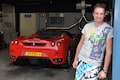 op de rollenbank Ferrari F430