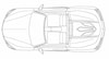 Honda NSX cabrio patentschetsen