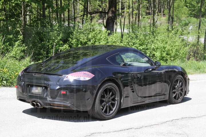 Porsche Cayman spyshots