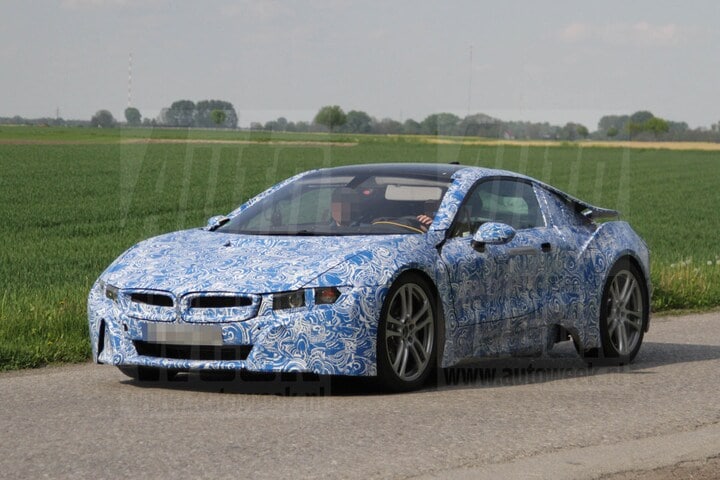 BMW i8 spyshots