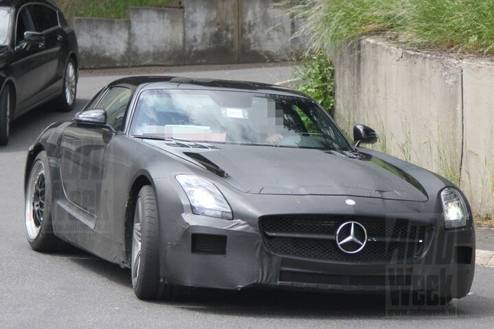 Mercedes SLA mule