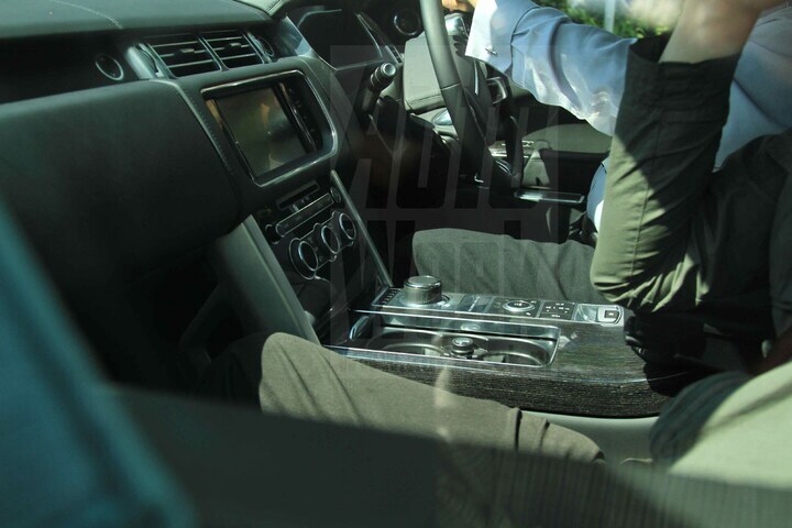 Range Rover interieur spyshots