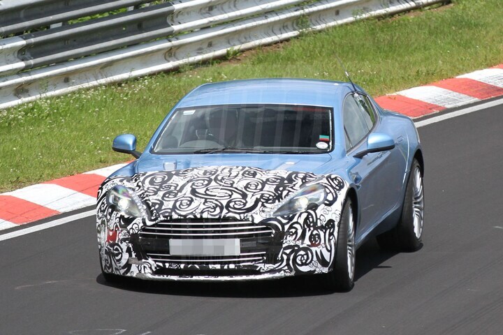 Aston Martin Rapide S spyshots
