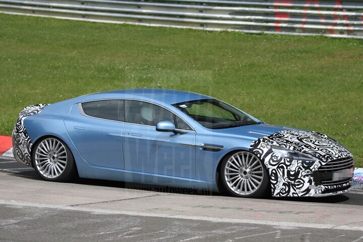 Aston Martin Rapide S spyshots
