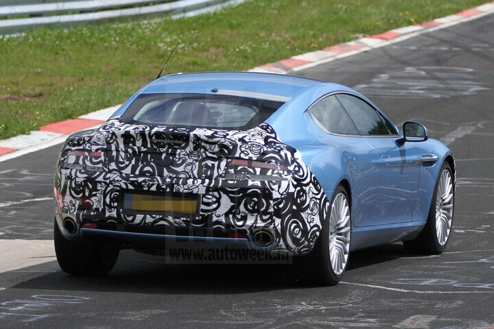Aston Martin Rapide S spyshots