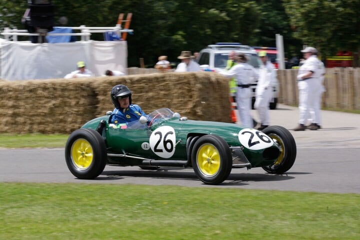 Lotus op de Goodwood hillclimb