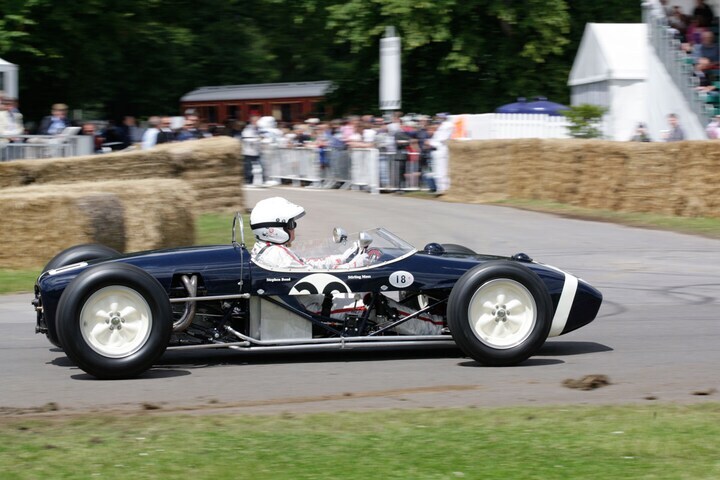 Lotus op de Goodwood hillclimb