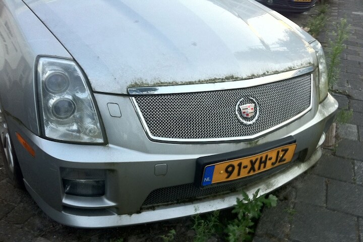 Slapende Cadillac CTS-V