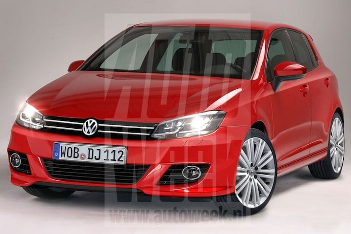 Volkswagen Golf VII (illustratie Poblete)