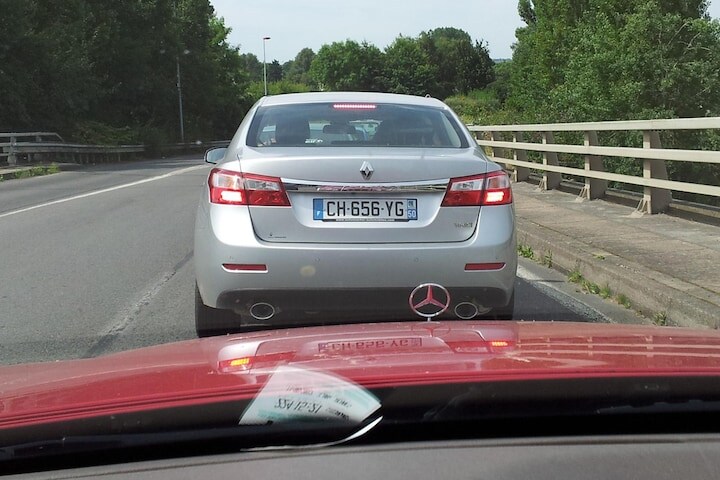 Met de Benz op vakantie