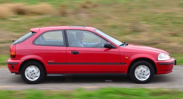Klokje rond Honda Civic 1.4i City