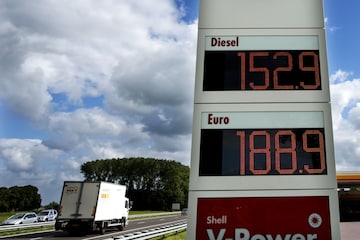 Benzineprijs recordhoogte (foto ANP)