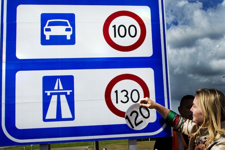 130 km/h bord (foto ANP)