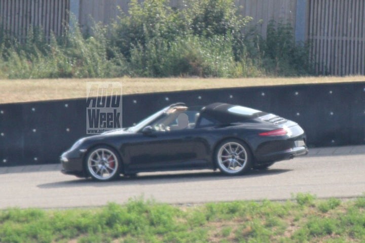 Porsche 911 Targa Spyshots