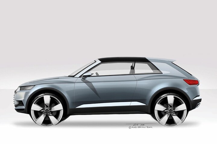 Audi crosslane coupé concept car