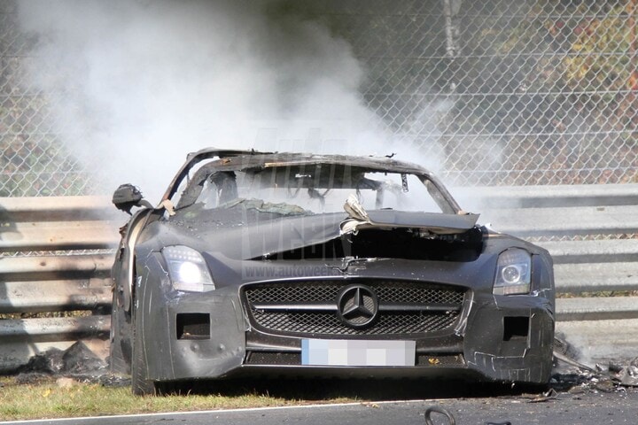 Mercedes SLS AMG Black Series in brand