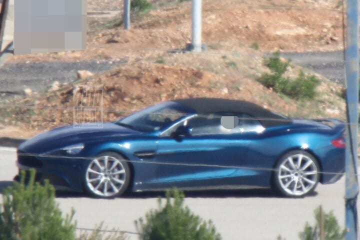 Aston Martin Vanquish Roadster Spyshots