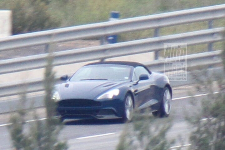 Aston Martin Vanquish Roadster Spyshots