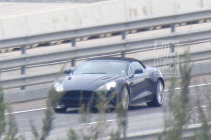 Aston Martin Vanquish Roadster Spyshots