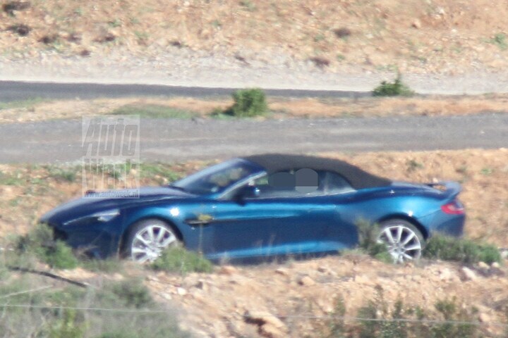 Aston Martin Vanquish Roadster Spyshots