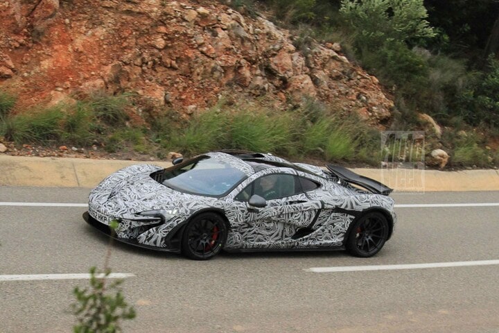 McLaren P1 Spyshots