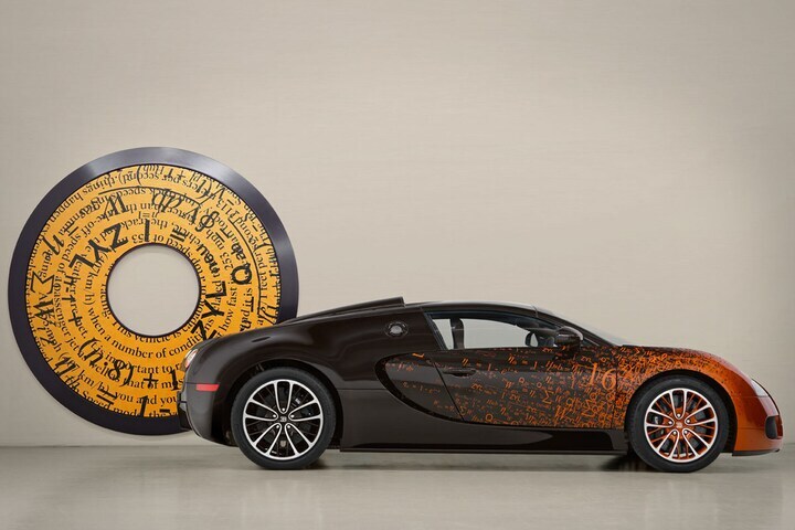 Bugatti Veyron Grand Sport by Bernard Venet