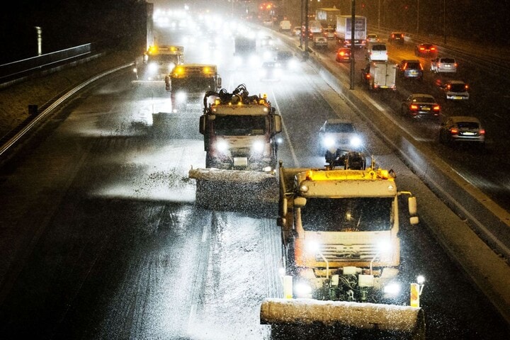 Sneeuw in Nederland (foto: ANP)