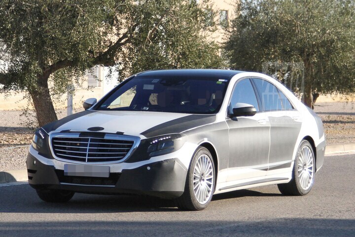 Mercedes-Benz S-klasse spyshots
