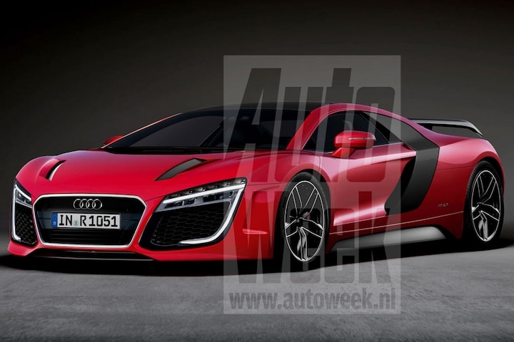 Audi R10 (illustratie Milos Dvorak)
