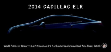 Cadilac ELR teaser