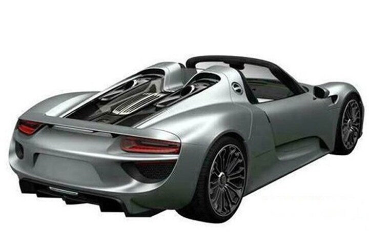 Porsche 918 Spyder gelekt