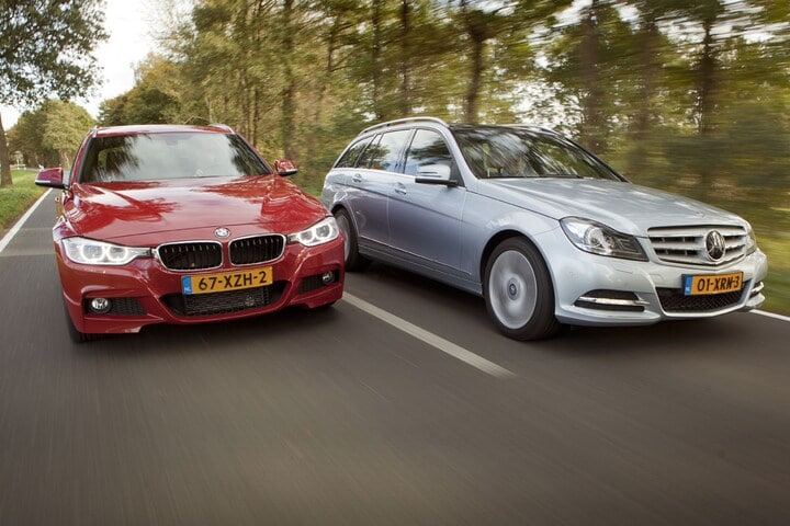 BMW 328i - Mercedes-Benz C-klasse 