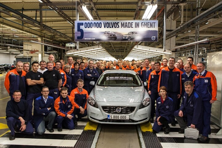Volvo Gent 5 miljoen auto's