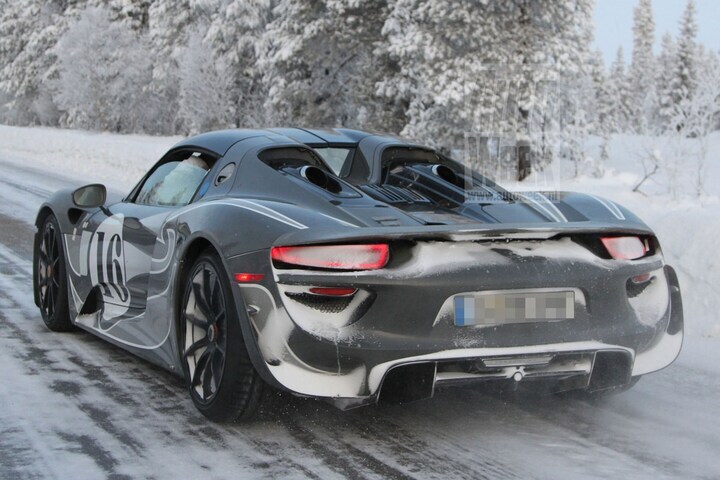 Porsche 918 gespot
