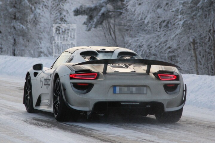 Porsche 918 gespot