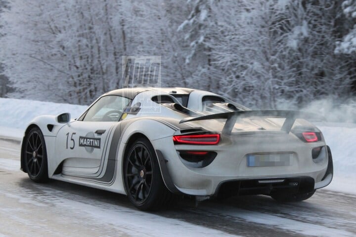 Porsche 918 gespot
