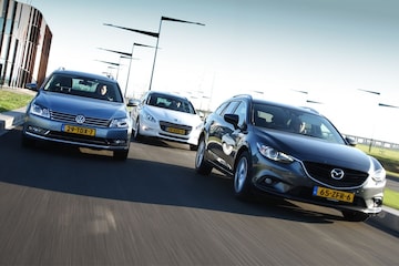 Multitest Mazda 6 - Volkswagen Passat - Peugeot 50
