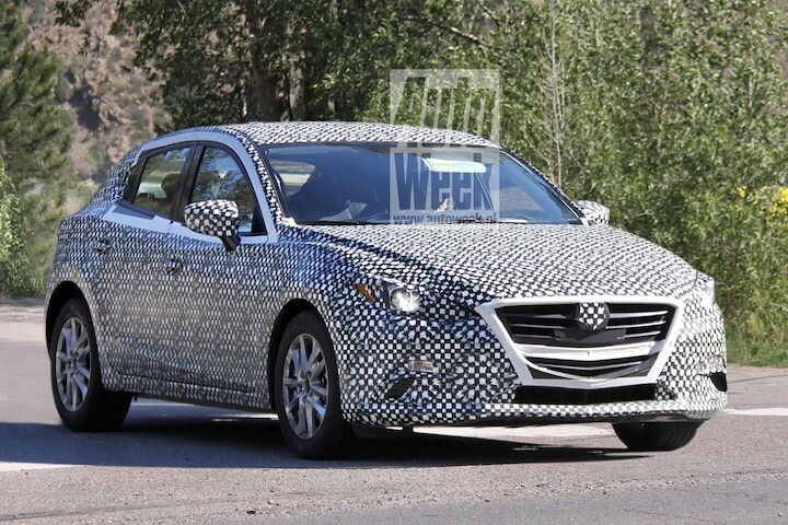Mazda 3 Spyshots