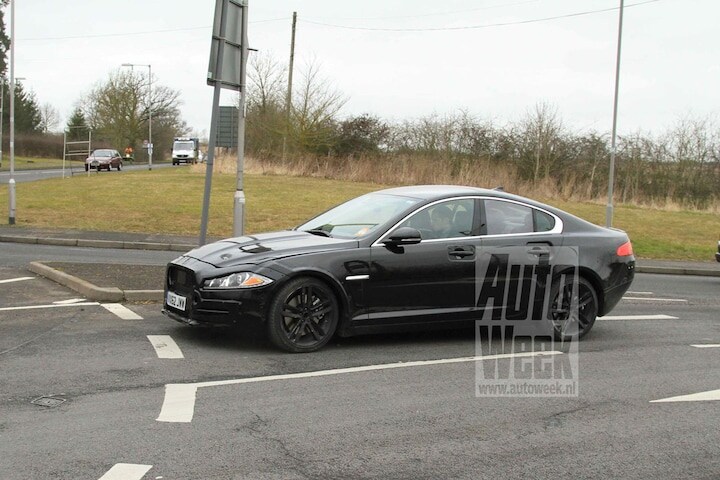 Jaguar XE spyshot