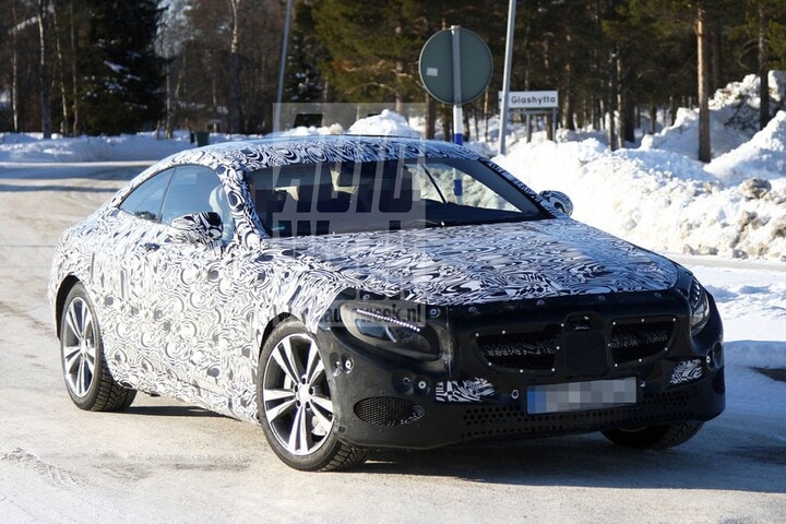 Mercedes-Benz S-klasse Coupe spionage