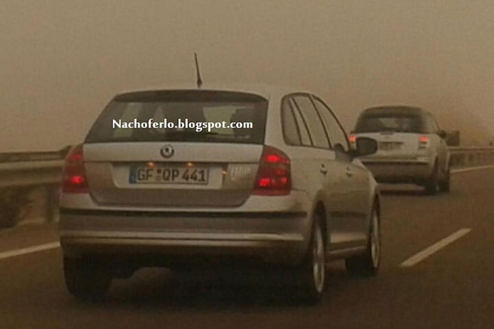 Skoda Rapid Spaceback spyshots