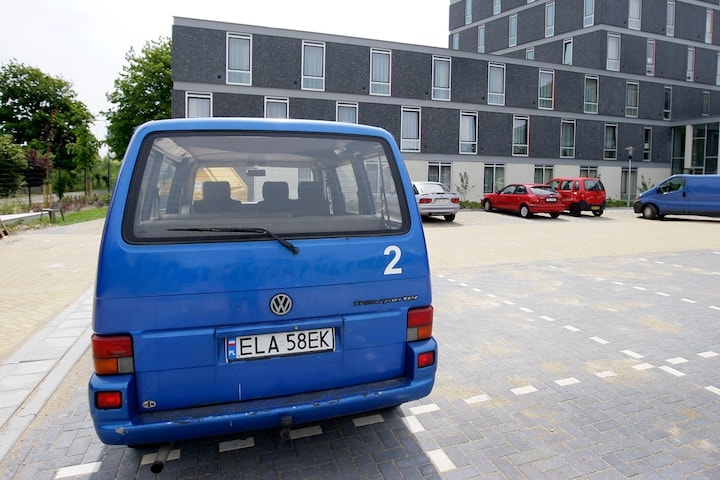 Poolse auto (foto ANP)