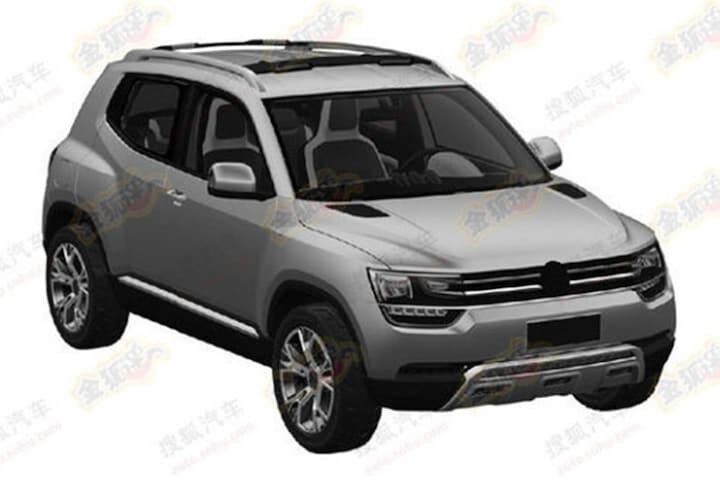 Volkswagen Taigun patentschetsen