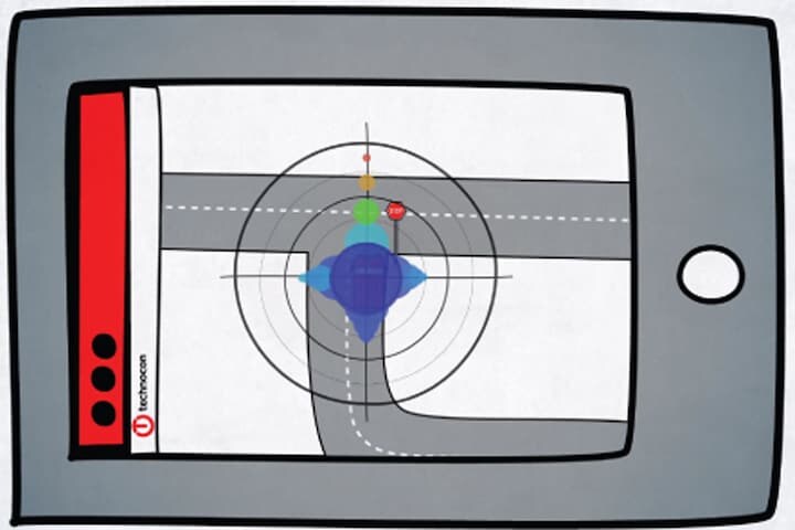 Technocon rijstijlanalyse met g-krachtmeter