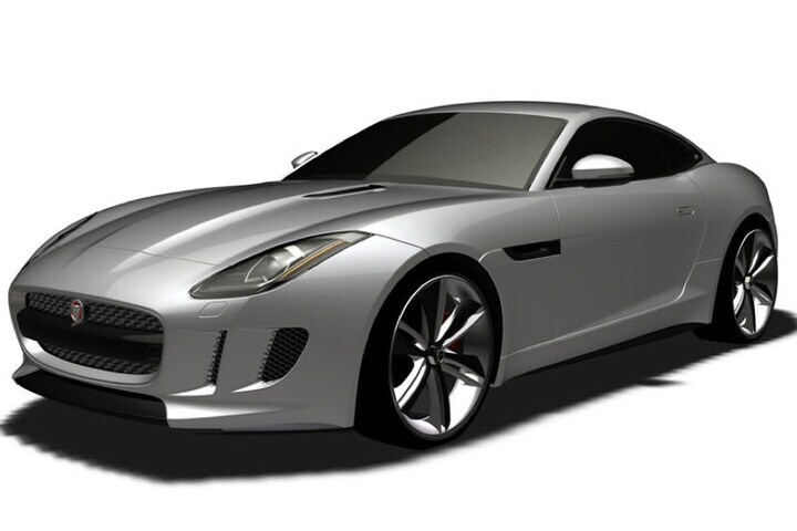 Patentschets Jaguar F-Type Coupe