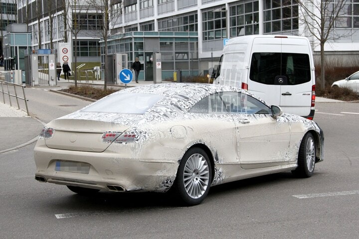 Mercedes-Benz S-klasse Coupé spionage