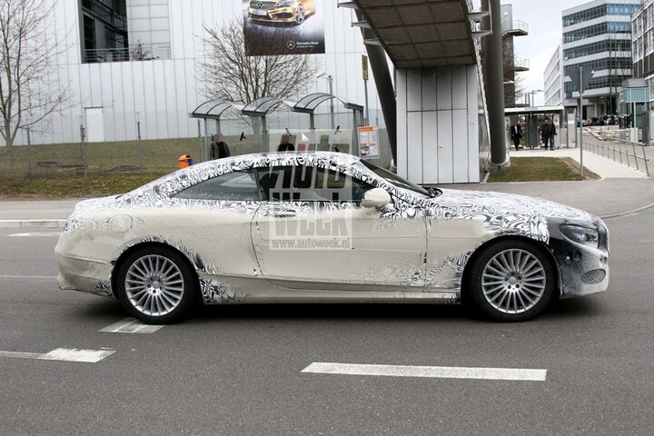 Mercedes-Benz S-klasse Coupé spionage